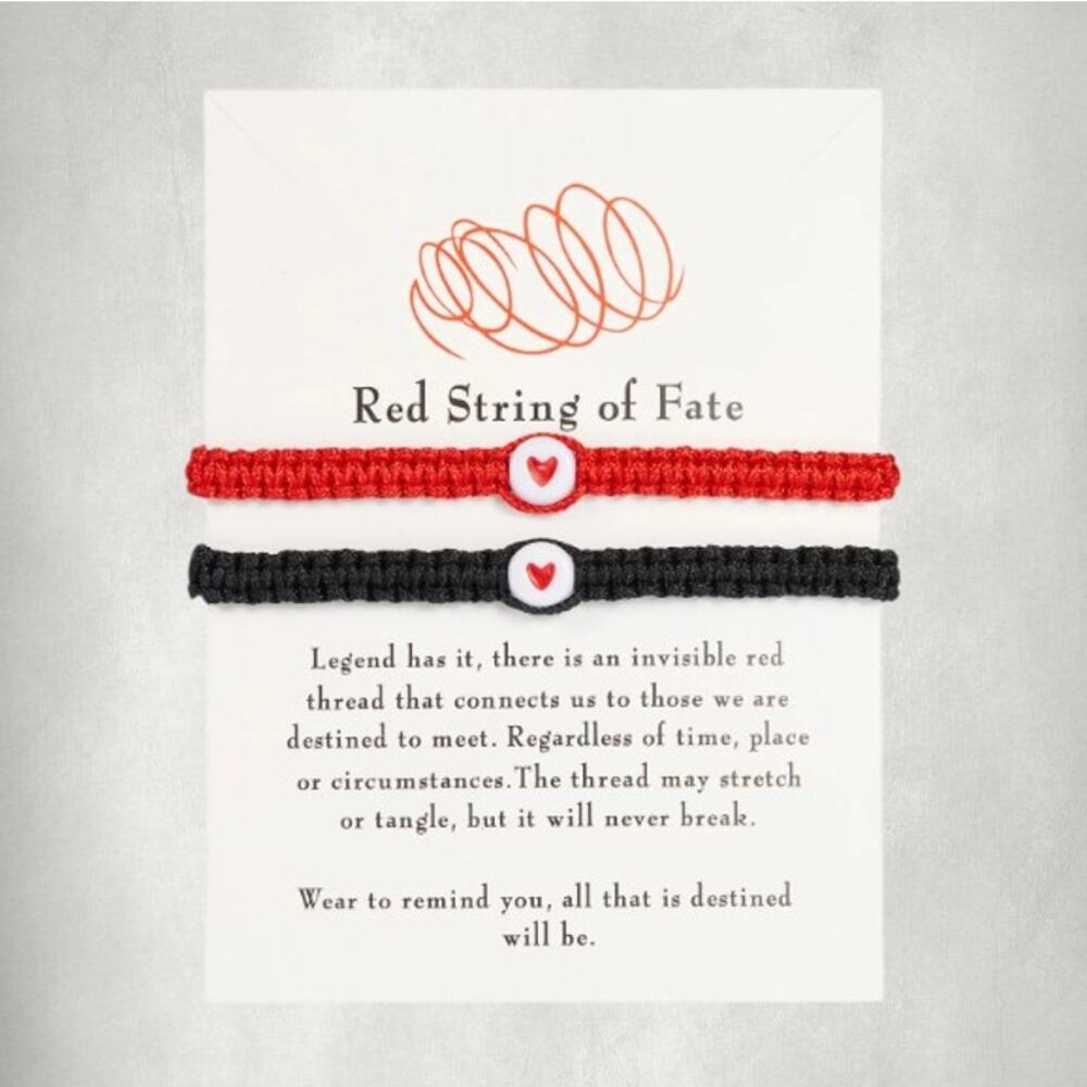 Couples Braided Rope Bracelet Set